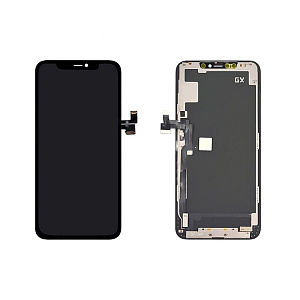 Дисплей для телефона iPhone 11 Pro Max в сборе Черный - GX (Hard OLED)