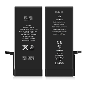 АКБ для телефона iPhone 6S - усиленная 2200 mAh в упаковке
