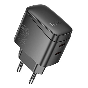 СЗУ-2Type-C Hoco CS62A PD45W+QC черный