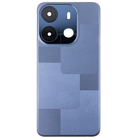 корпус для телефона Tecno POP 7 (BF6) Черный задняя крышка