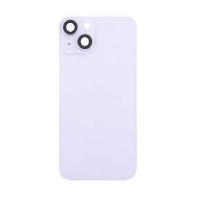 Задняя крышка iPhone 14 (стекло) фиолетовый - Премиум