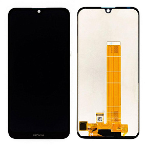 Дисплей для телефона Nokia 2.2 в сборе с тачскрином Черный