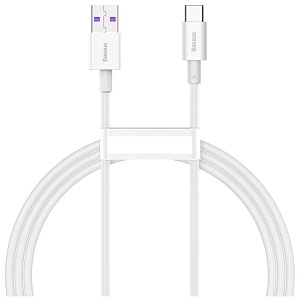 Дата кабель Type-C USB Baseus Superior Series (Catys-A02) 66W 2м 2A белый