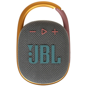 Колонка JBL Clip 4 (Bluetooth/MicroSD/USB) серая
