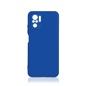 Силиконовый чехол Xiaomi Redmi Note 10/10s DF синий