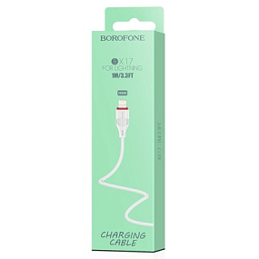 Дата кабель micro USB - USB Borofone BX17 2.4A 1м белый