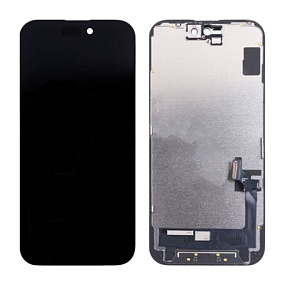 Дисплей для телефона iPhone 15 в сборе с тачскрином Черный - In-Cell