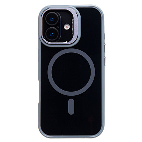 Кейс iPhone 17 силикон SafeMag SM026 серый
