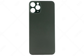 Задняя крышка iPhone 11 Pro Max (стекло) Зеленая orig fabric