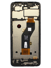 Дисплей для телефона Tecno Spark 20C (BG7n) модуль с рамкой Черный - Оригинал