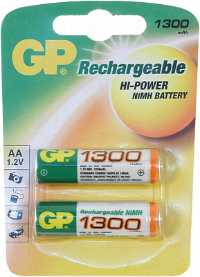 Аккумулятор AA GP 1300mAh 2BL 1шт