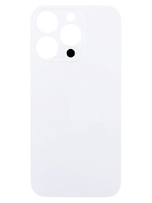 Задняя крышка iPhone 14 Pro (стекло) белый - Orig fabric