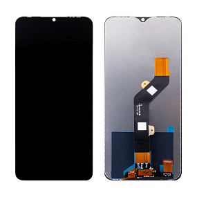 Дисплей для телефона Infinix Smart 6 Plus (X6823C) в сборе с тачскрином Черный - Оригинал
