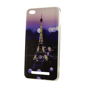 Силиконовый чехол Xiaomi Redmi 4A силикон Эйфелева башня 