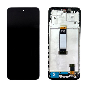 Дисплей для телефона Xiaomi Redmi 12 4G (23053RN02Y) модуль в сборе Черный - Оригинал