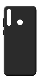 Силиконовый чехол Honor 10i матовый черный