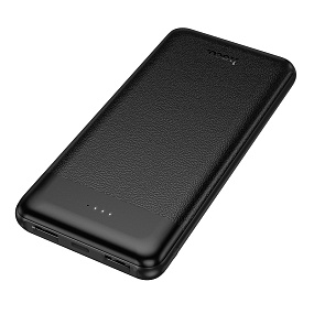 Портативное зарядное устройство Hoco J153 2USB/Micro/Type-C 10000mAh черный