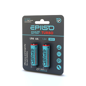 Батарейка АА Epilso LR6 2BL Turbo 1шт