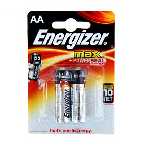 Батарейка АА Energizer LR6 2BL Max Plus 1шт
