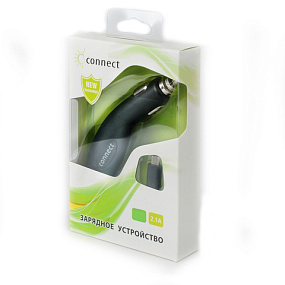 АЗУ micro USB Connect 2A черный