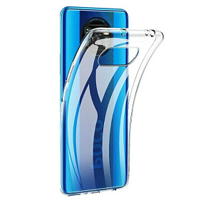 Силиконовый чехол Xiaomi Poco X3/X3 Pro прозрачный