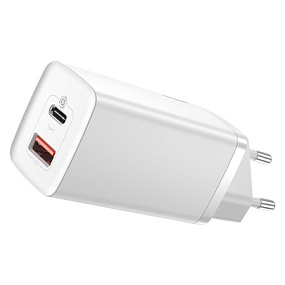 СЗУ-Type-C Baseus GaN2 Lite Quick Charger 1 выход (CCGAN2L-B02) 65W 3A белый