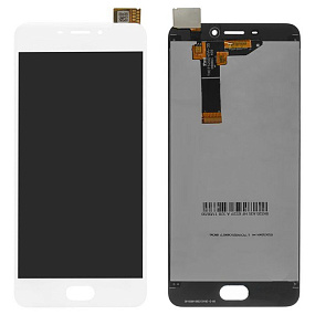 Дисплей для телефона Meizu M6 в сборе с тачскрином Белый