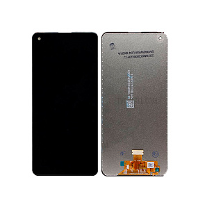 Дисплей для телефона Samsung A217F (A21s) в сборе с тачскрином Черный