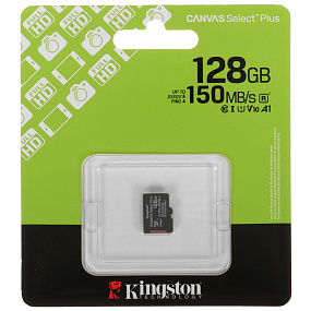 MicroSD 128Gb Kingston Class 10 UHS-I 150Mb/s без адаптера