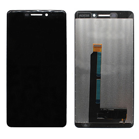 Дисплей для телефона Nokia 6.1 (2018) в сборе с тачскрином Черный - Оригинал