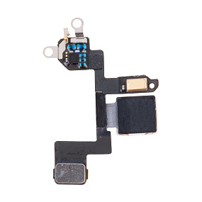 Шлейф iPhone 12 mini на вспышку/микрофон - Премиум