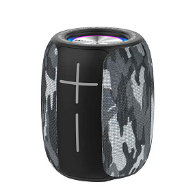 Колонка Hopestar P22 Party (Bluetooth/MicroSD/USB/FM/AUX) серая