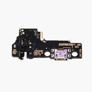 Шлейф Realme C30/Narzo 50i Prime (RMX3581/RMX3506) плата на системный разъем/разъем гарнит - Премиум