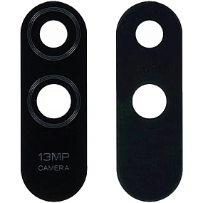 Стекло камеры Xiaomi Redmi 9A (M2006C3LG) в сборе с рамкой Черный