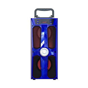 Колонка JBK-8833 (Bluetooth/TF/USB/FM/AUX/LED) 10W синяя*
