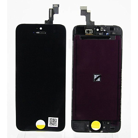 Дисплей для телефона iPhone 5S/SE в сборе Черный - AAA (orig LCD)