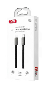 Дата кабель Type-C - Type-C XO NB-Q307 60W 1м черный