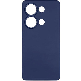 Силиконовый чехол Xiaomi Poco M6 Pro 4G/Redmi Note 13 Pro 4G DF синий