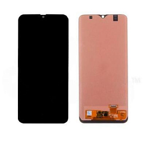 Дисплей для телефона Samsung A307F (A30s) в сборе с тачскрином Черный - In-Cell