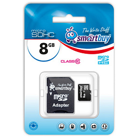 MicroSD 8Gb SmartBay Class 10 +SD adapter