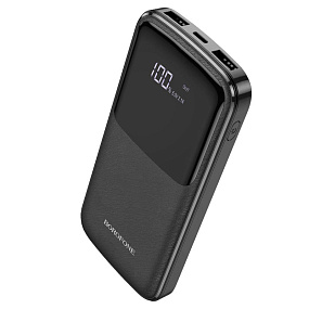 Портативное зарядное устройство Borofone BJ17 2USB/Micro/Type-C 10000mAh черный