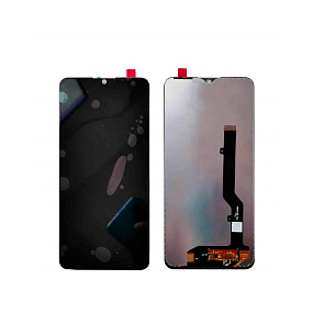 Дисплей для телефона ZTE Blade 20 Smart V2050 в сборе с тачскрином Черный