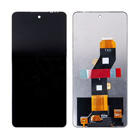 Дисплей для телефона Infinix Smart 8 Pro (X6525B) в сборе с тачскрином Черный - Оригинал
