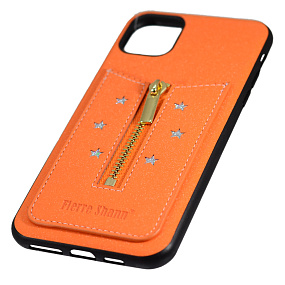 Кейс iPhone 11 Pro Max пластик Fierre Shann оранжевый