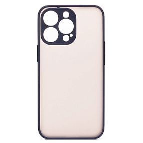 Кейс iPhone 13 Pro пластик PC041 темно-синий/черный
