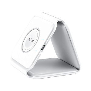 Беспроводное зарядное устройство 3 в 1 (MagSafe) белый