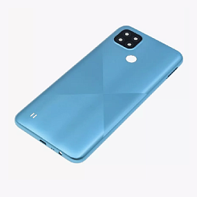 корпус для телефона Realme C21 Голубой задняя крышка