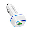 АЗУ-USB/USB-C Borofone BZ14A 2 выхода 20W QC3.0 белый