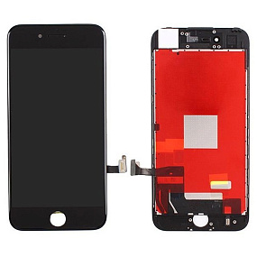 Дисплей для телефона iPhone 7 в сборе Черный - Премиум