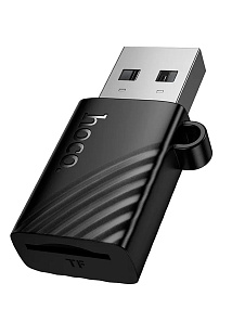 Card Reader Hoco HB53 USB2 (USB-MicroSD) черный
